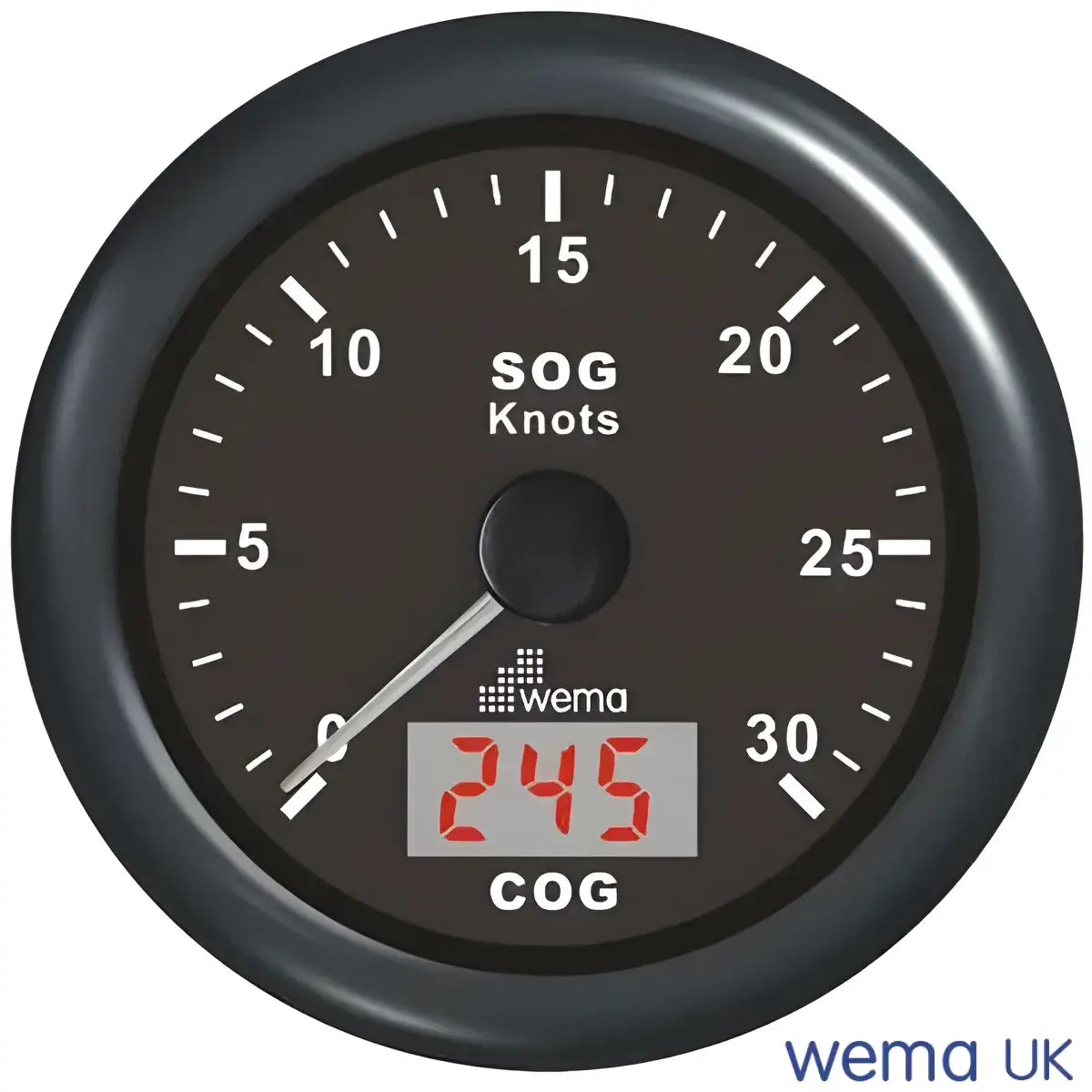 Wema Spedometer 30 kn Sort