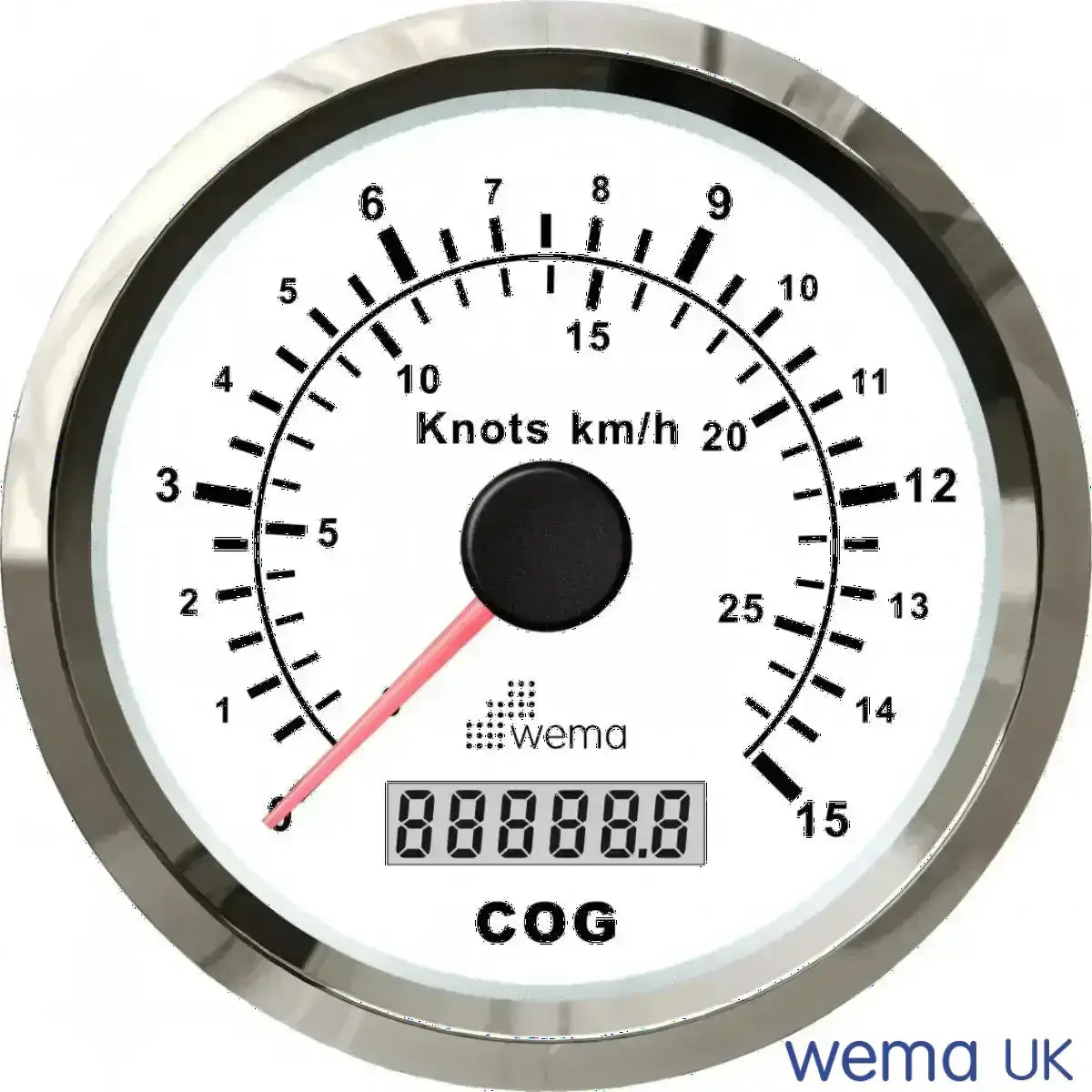 Wema Speedometer 15 kn Hvidt RF