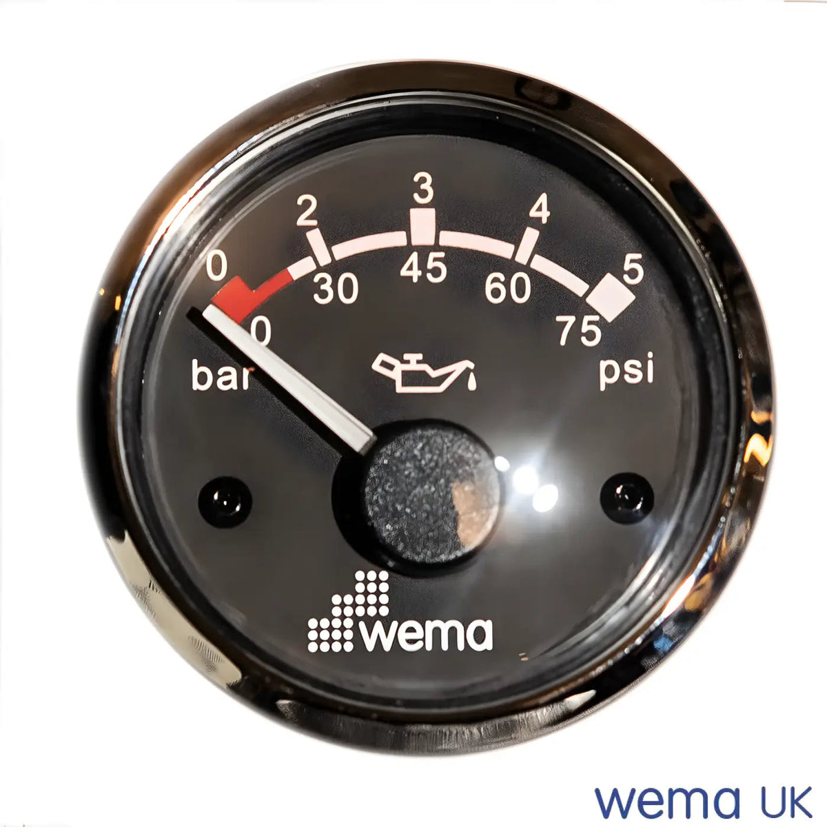 Wema Olietryk instr. 5 bar Sort RF