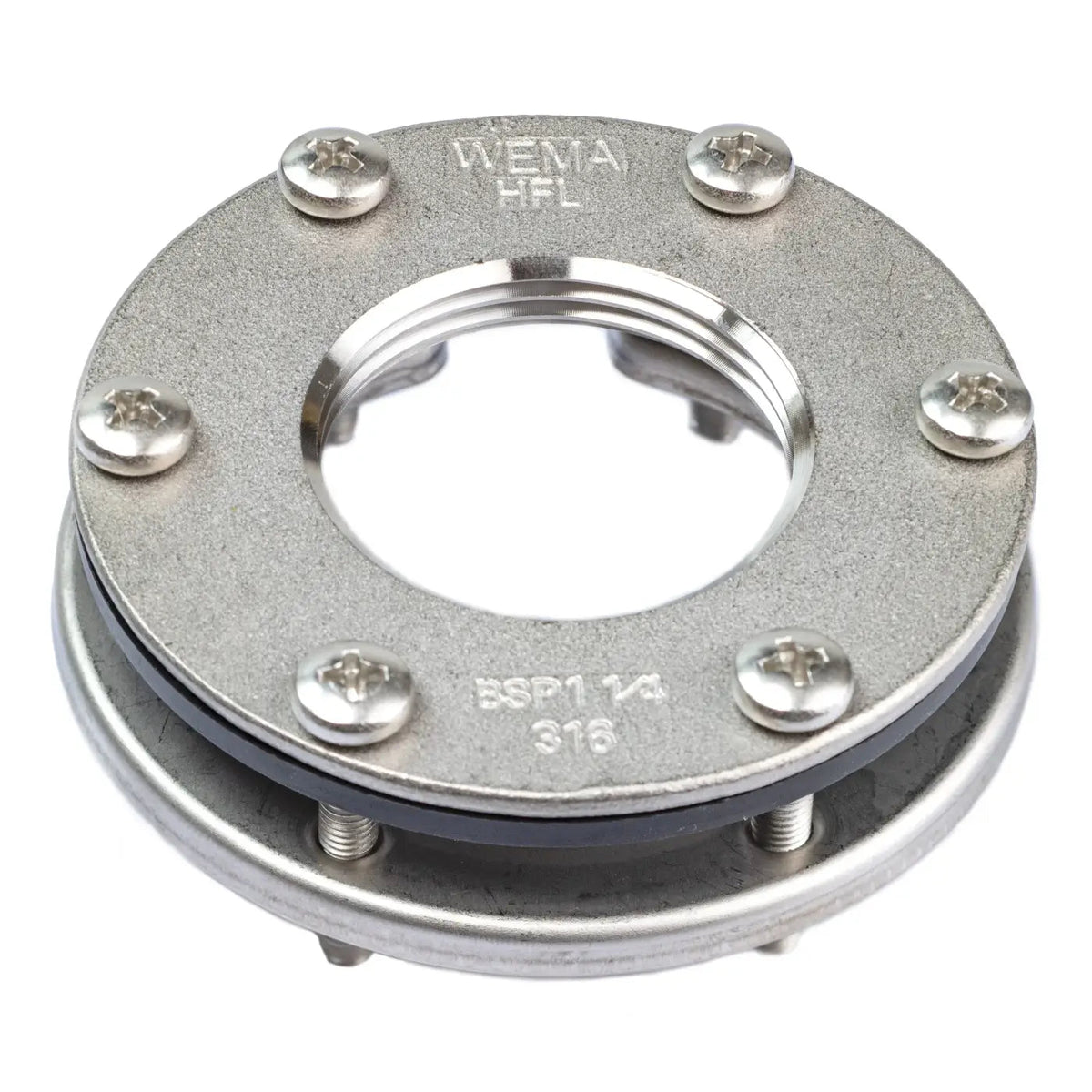 Wema Rustfri flange for S3 – S3H HFL