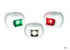 AQUA SIGNAL Sæt: Serie 34 LED styrbord – bagbord – agterlys – hvidt hus - SejlStrøm