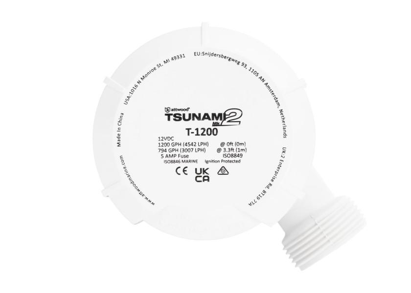 ATTWOOD TSUNAMI Mk2 1200 lænsepumpe / 12 V - SejlStrøm