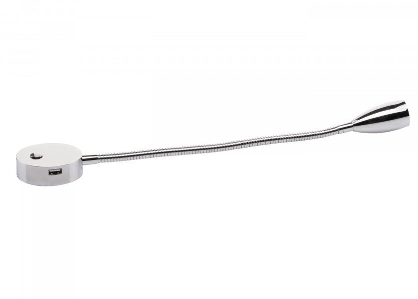 BATSYSTEM LED - læselampe LEIA LX1 USB / med fleksibel arm - SejlStrøm
