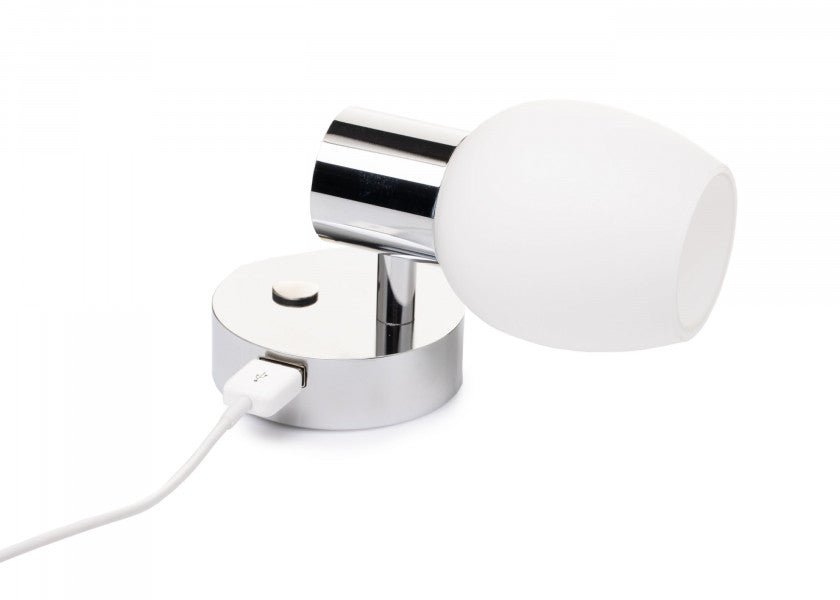 BATSYSTEM LED - væglampe LEIA LW2 USB - SejlStrøm