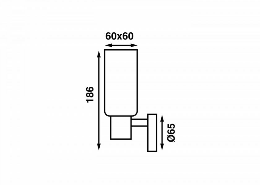 BATSYSTEM LED - væglampe LEIA LW3 USB - SejlStrøm