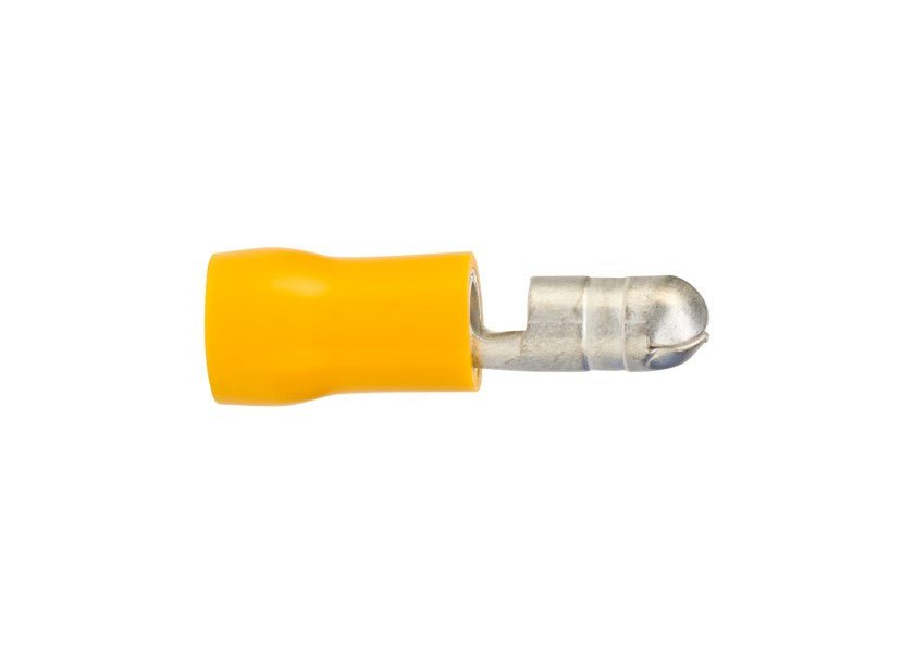 Bullet Male / gul / 2,5 - 6,0 mm² / pakke med 12 stk. - SejlStrøm