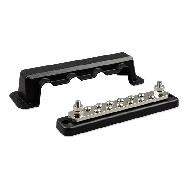 Busbar 250A 2P with 12 screws +cover - SejlStrøm