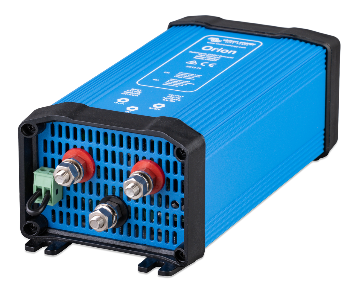 Orion 24/12-80 DC-DC converter IP20 / Binding posts – produktfoto | CamperStrøm