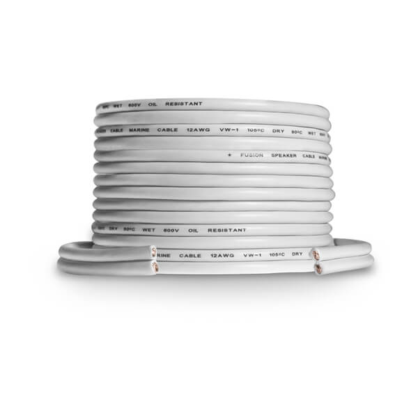 Fusion marinehøjttalerkabler, 12 AWG (3,3 mm2), 15,24 m (50 fod) kabel – produktbillede 1
