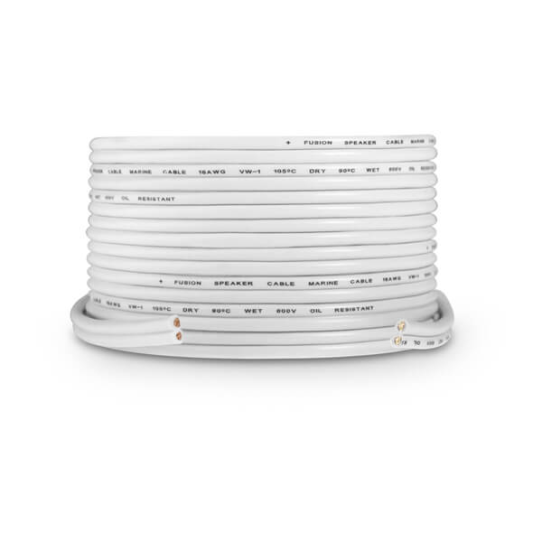 Fusion marinehøjttalerkabler, 16 AWG (1,3 mm2), 15,24 m (50 fod) kabel – produktbillede 1