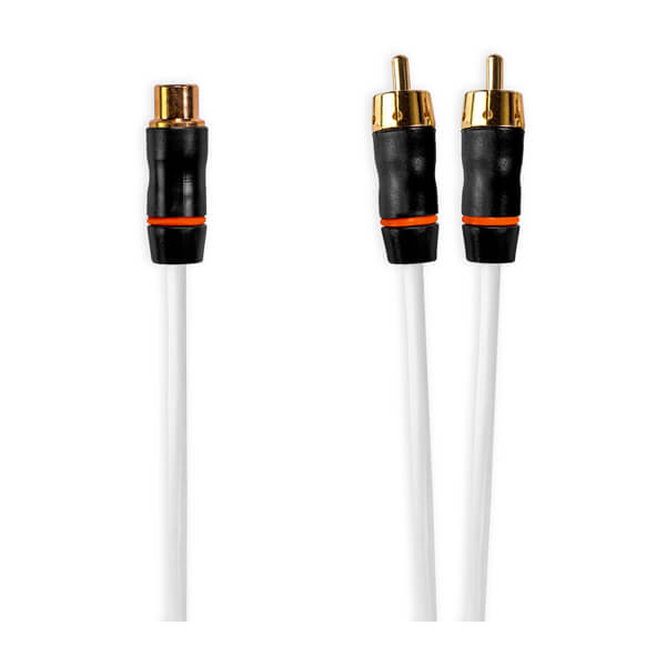 Fusion Performance RCA kabler, Hun til dobbelt han, 0,9 fod (0,27 m) RCA fordelerkabel – produktbillede 1
