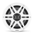 Garmin Clarion® CMS marinehøjttalere, 6,5" med Hvide og Sorte Sport Gitre (CMS-651-SWB) – officielt Garmin produktbillede