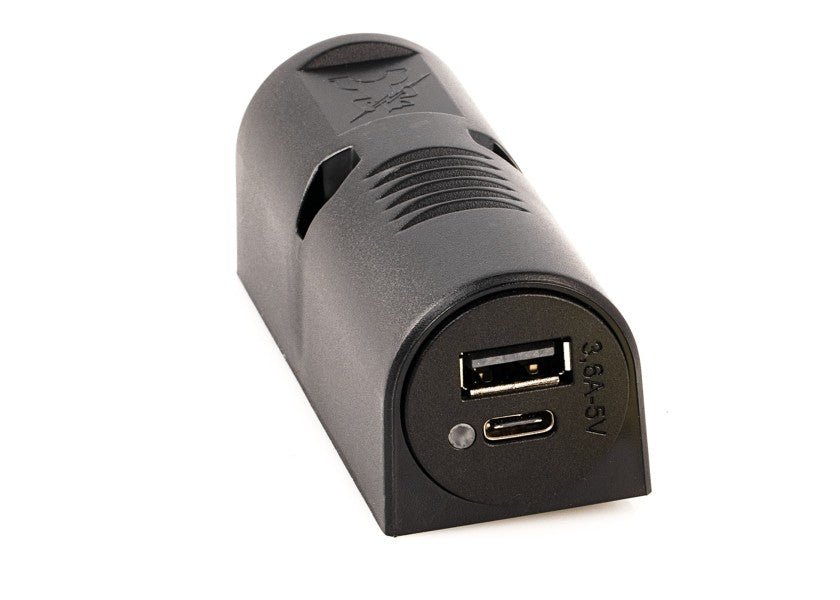 Dobbelt USB - C/A overflademonteret stik - SejlStrøm