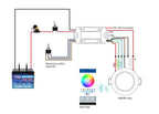 HELLA MARINE APELO LED75 RGB/W Overhead Light / rustfrit stål - SejlStrøm