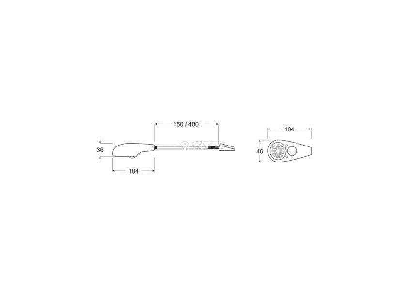 HELLA MARINE FLEXISPOT LED Chart bordlampe / hvidt lys / 400 mm - SejlStrøm
