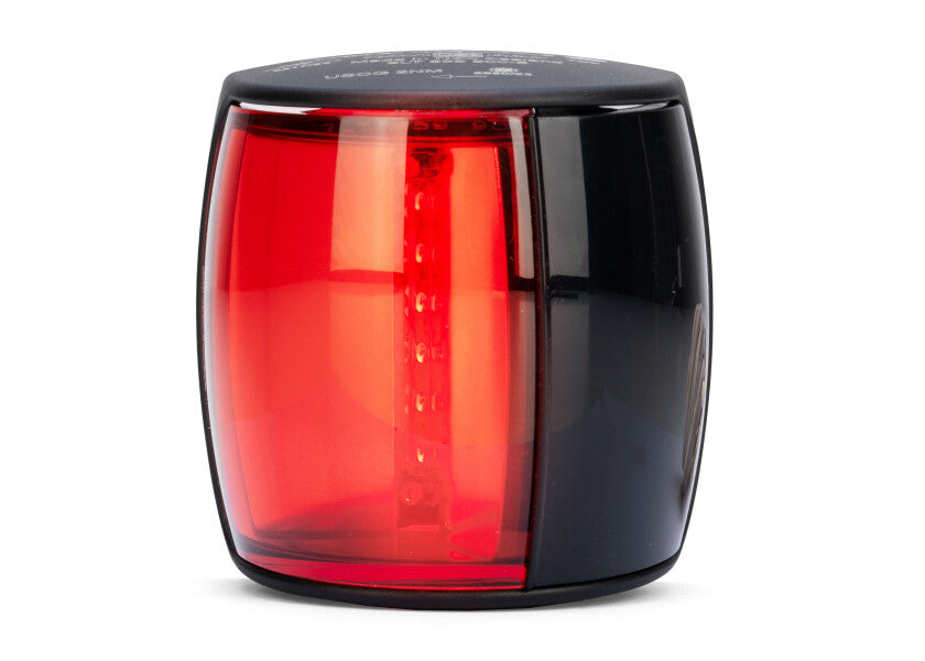 HELLA MARINE NaviLED PRO Portside Light – sort – med wheelmark - certificering - SejlStrøm