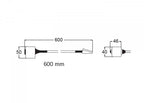 HELLA MARINE Xenon - læselampe / 600 mm / sort - SejlStrøm