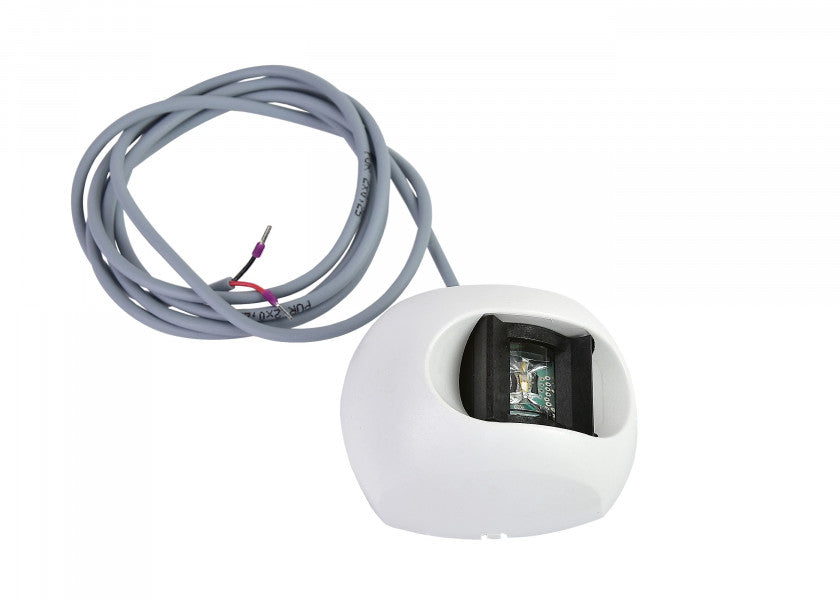 AQUA SIGNAL Serie 34 LED styrbordslys – hvidt hus