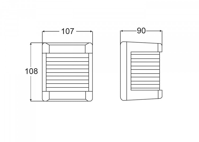 HELLA MARINE Serie 2984 Navigationslys til bagbord