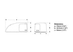 HELLA MARINE NaviLED-sæt styrbord + bagbord dæksmontering – hvid