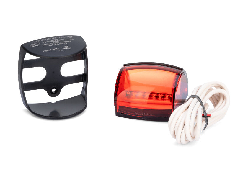 HELLA MARINE NaviLED PRO Portside Light – sort – med wheelmark-certificering