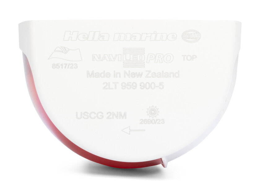 HELLA MARINE NaviLED PRO Portside Light – white – with wheelmark certification