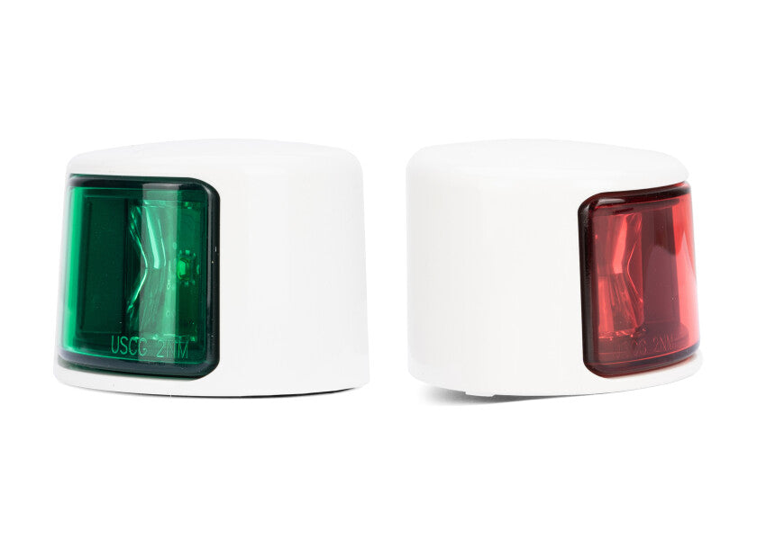 HELLA MARINE NaviLED-sæt styrbord + bagbord dæksmontering – hvid