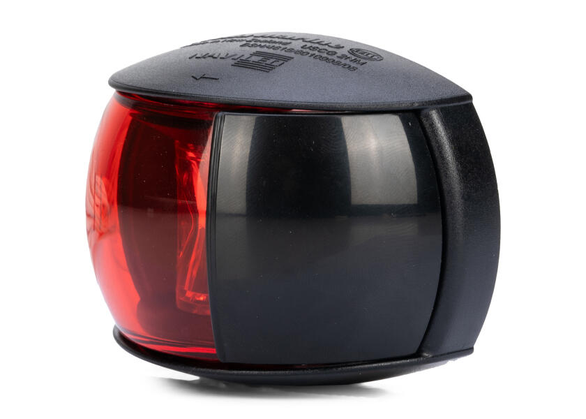 HELLA MARINE NaviLED Compact Portlight – sort – 12 cm kabellængde