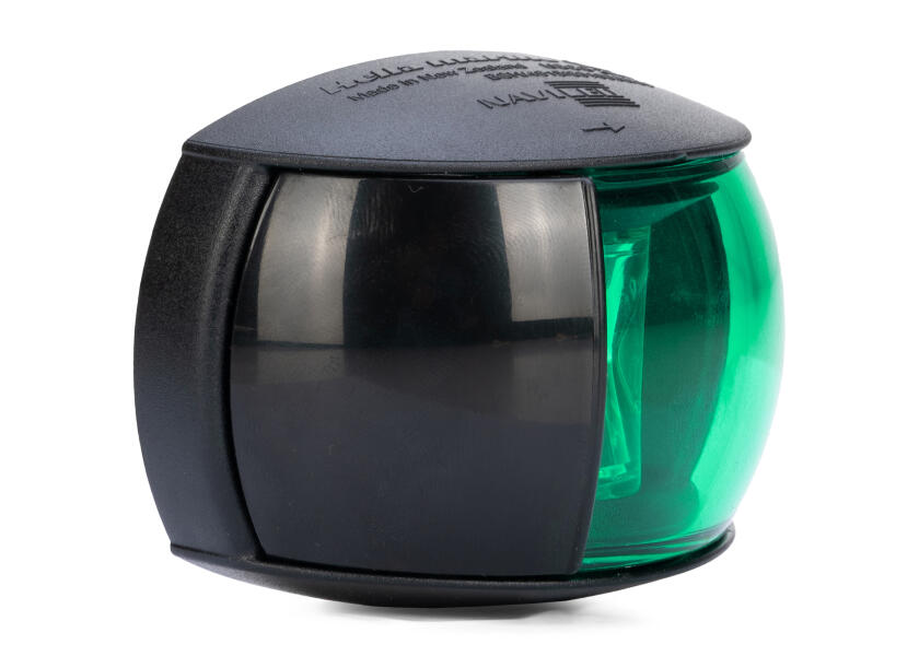 HELLA MARINE NaviLED Compact Starboard Light – sort – 12 cm kabellængde