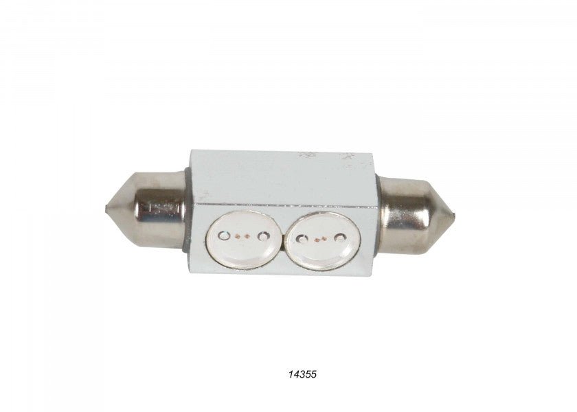 LED - modul Festoon / rød / Power LED / 12V - SejlStrøm