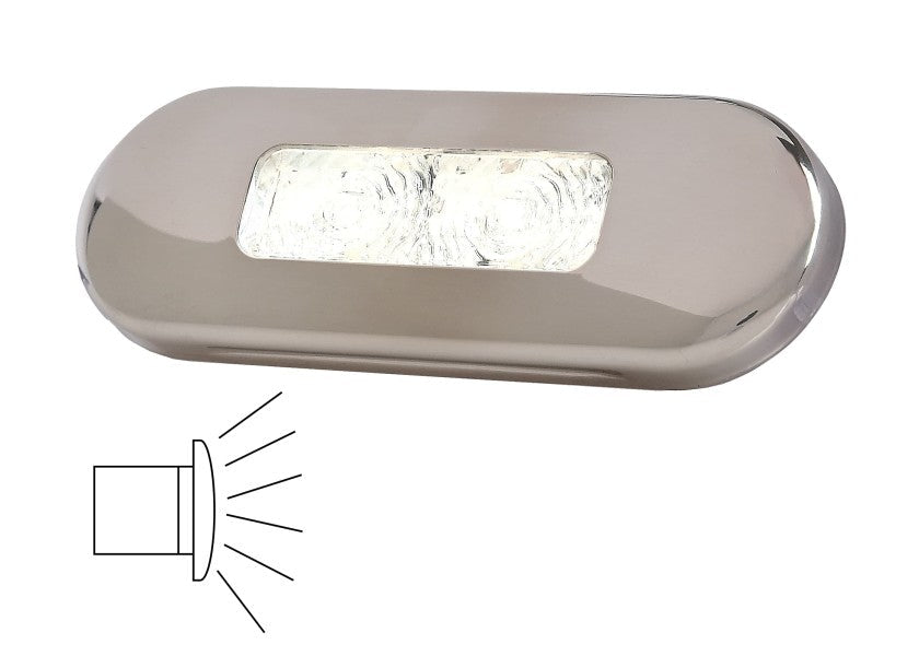 LED - trappelys, hvid / 12/24 V - SejlStrøm