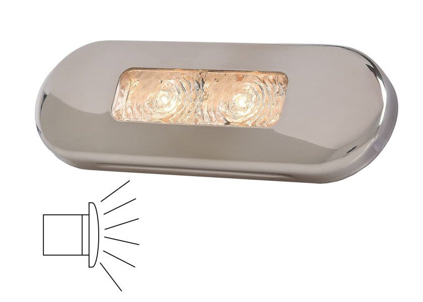 LED - trappelys, varm hvid / 12/24 V - SejlStrøm