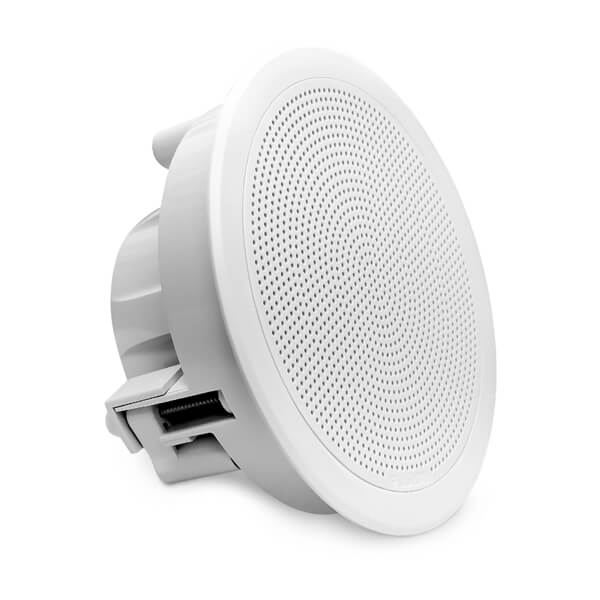 Fusion FM seriens marinehøjttalere, 6,5" 120 W rund, hvid, planmonteret marinehøjttaler – produktbillede 3