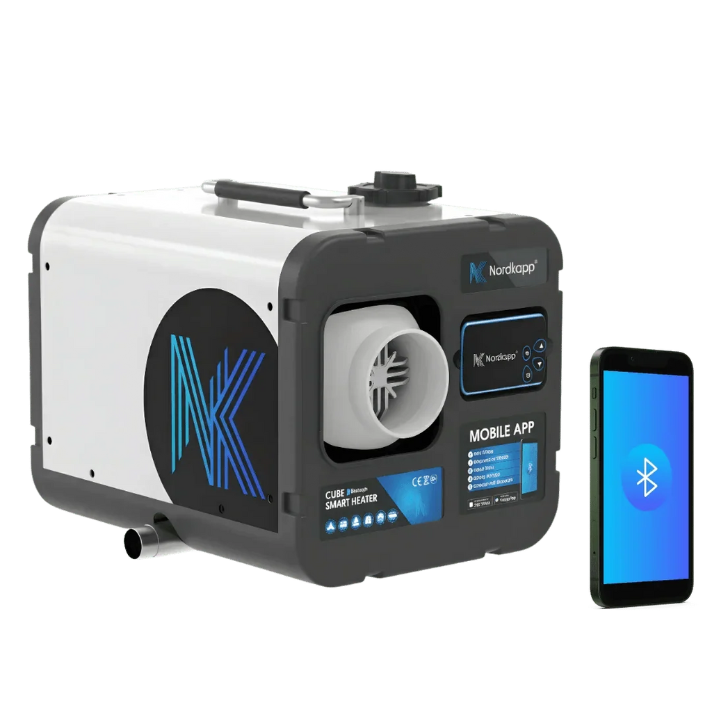 Nordkapp Dieselfyr 12V/24V 5 kW – Appstyring & effektiv varme - CamperStrøm