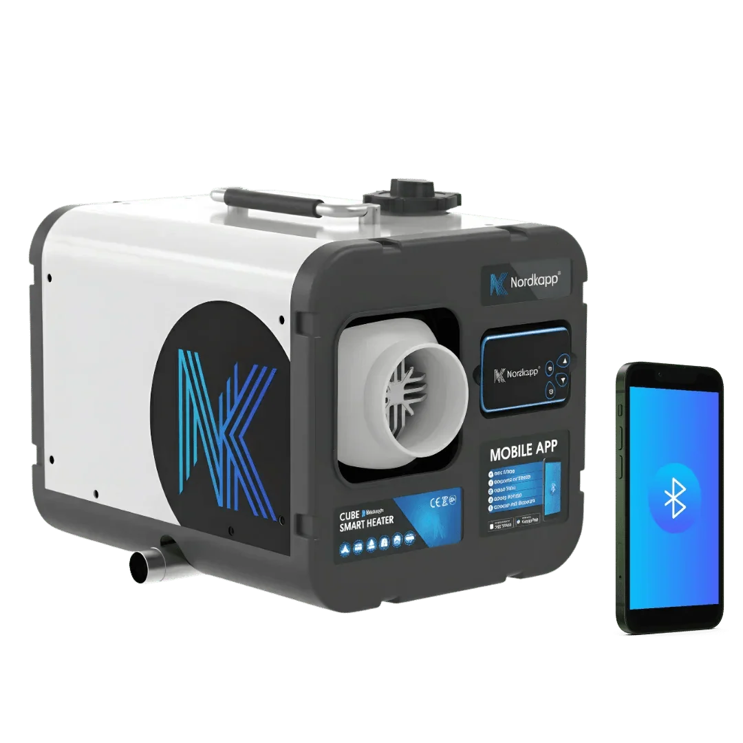 Nordkapp Dieselfyr 12V/24V 5 kW – Appstyring & effektiv varme - CamperStrøm
