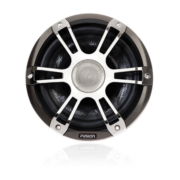 Fusion 6,5" 230 W koaksial marinehøjttaler, krom, CRGBW LED – produktbillede 2