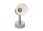 PREBIT R1 - 1 LED - påbygningslampe / mat krom, satinhvidt glas - SejlStrøm