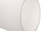 PREBIT R1 - 1 LED - påbygningslampe / poleret krom, kridhvidt glas - SejlStrøm