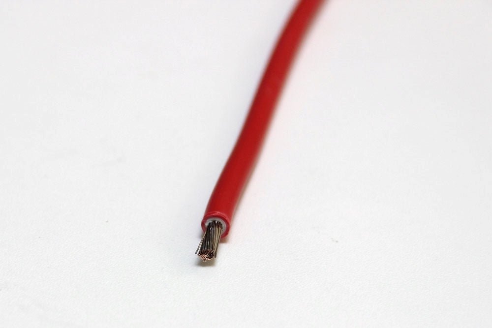 PV Kabel 4 mm² – Rød (Solcellekabel pr. meter) - CamperStrøm