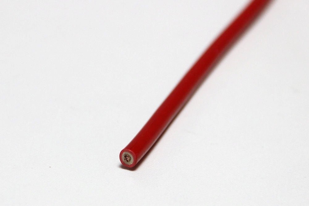 PV Kabel 6 mm² – Rød (Solcellekabel pr. meter) - SejlStrøm