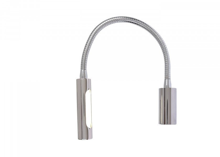 QUICK Califfa LED - læselampe / forkromet - SejlStrøm
