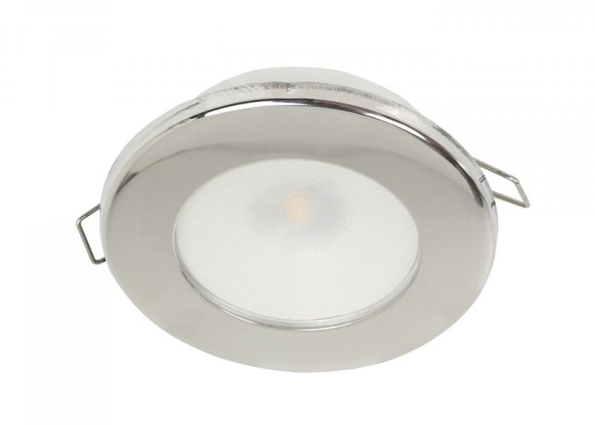 QUICK TED DUAL LED - loftslampe / Rustfrit stål, poleret - SejlStrøm