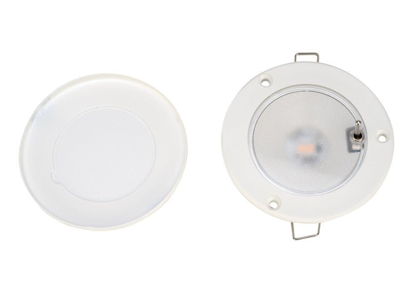 QUICK TED S LED - loftslampe / rustfrit stål, hvid finish - SejlStrøm