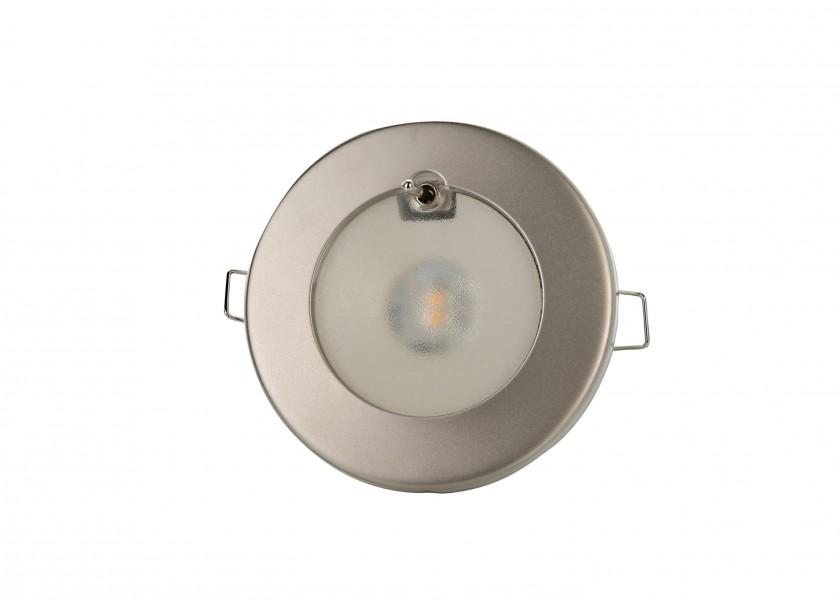 QUICK TED S LED - loftslampe / Rustfrit stål, satin - SejlStrøm