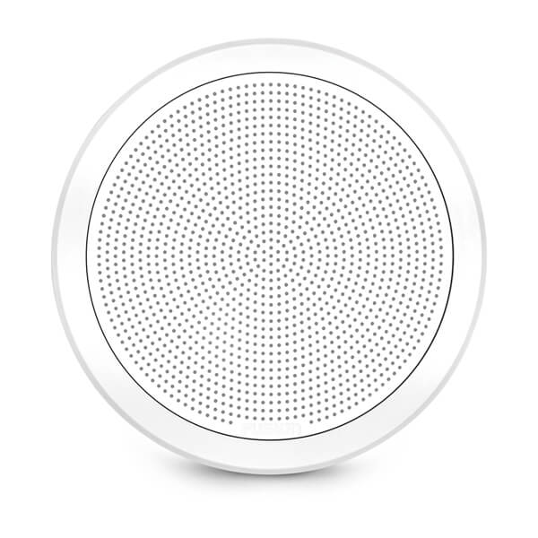 Fusion FM seriens marinehøjttalere, 7,7" 200 W rund, hvid, planmonteret marinehøjttaler – produktbillede 2