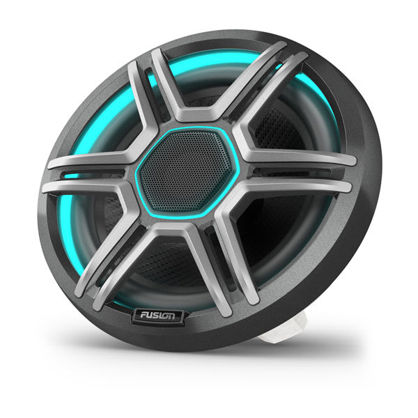 Garmin Fusion Apollo Højttalere, 7,7" LED-marinehøjttalere med gitre i Sports Grey – produktbillede 2