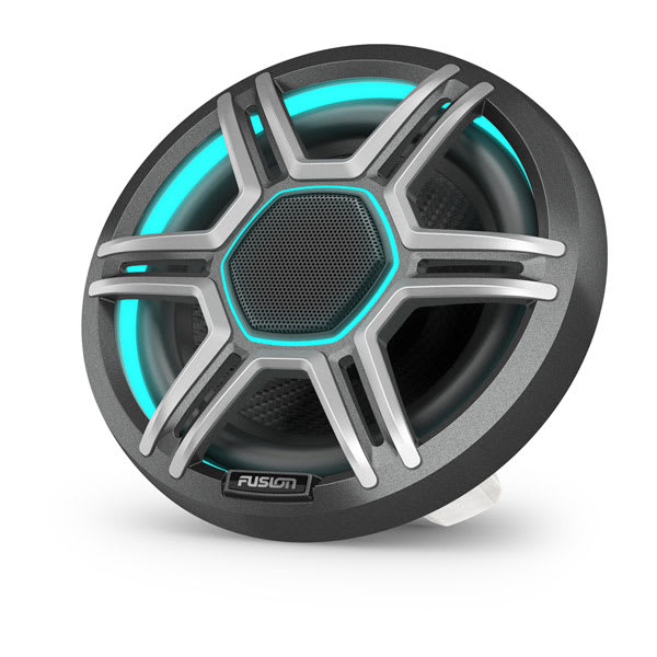 Garmin Fusion Apollo Højttalere, 6,5" LED-marinehøjttalere med gitre i Sports Grey – produktbillede 2