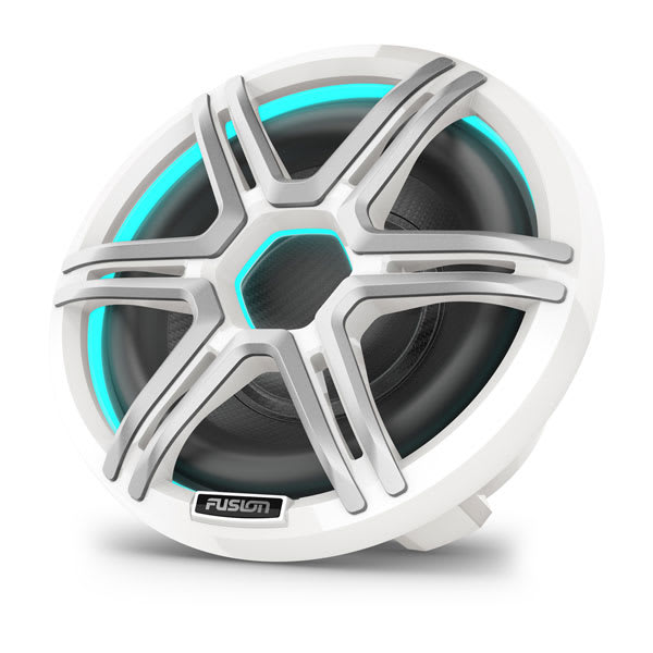 Garmin Fusion Apollo Subwoofer, 10" LED-marinesubwoofer med gitter i Sports White – produktbillede 2