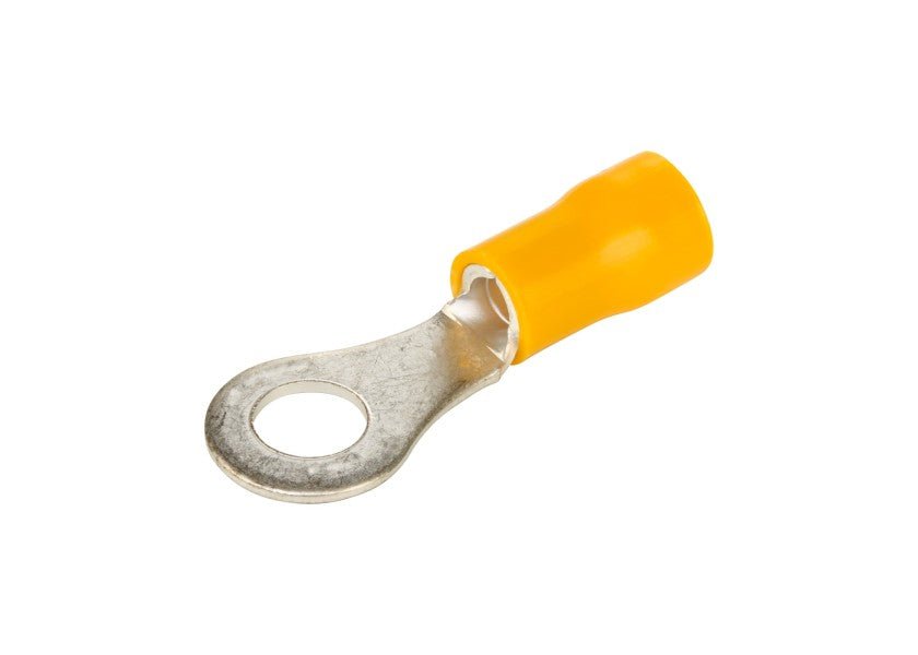 Ringterminal M6 / gul / 4,0 - 6,0 mm² / pakke med 50 stk. - SejlStrøm