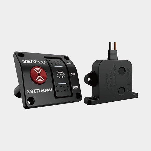 Seaflo Niveauføler til elektrisk bilge pump 12V 20A med kontrolpanel og niveaularm - SejlStrøm